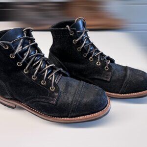 Truman Boots | Black Oiled Rough Out | 79 Last | Retails $480